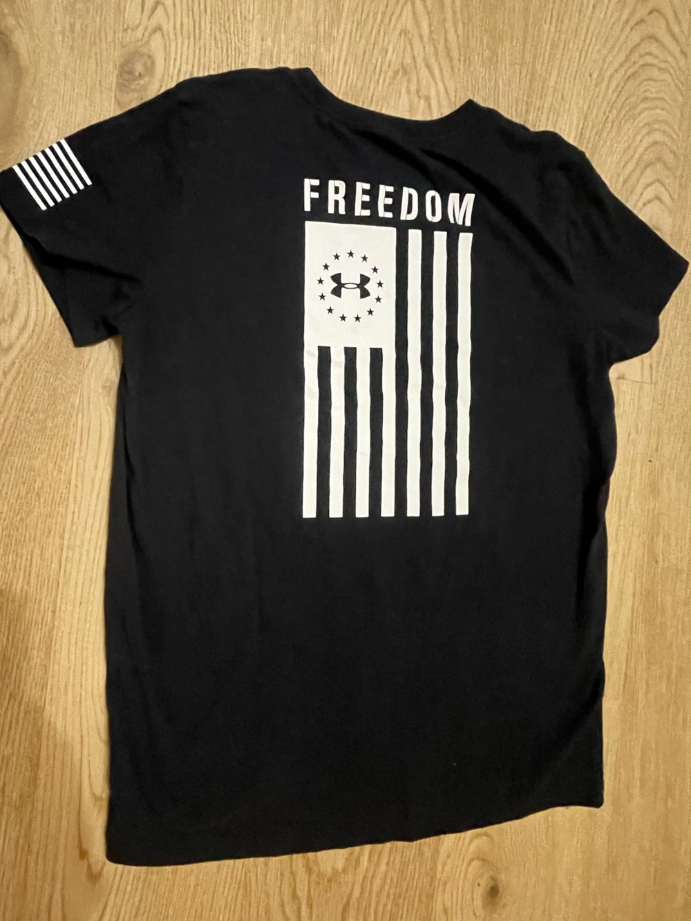 Under Armour Black Short Sleeve Tee with Star Graphic